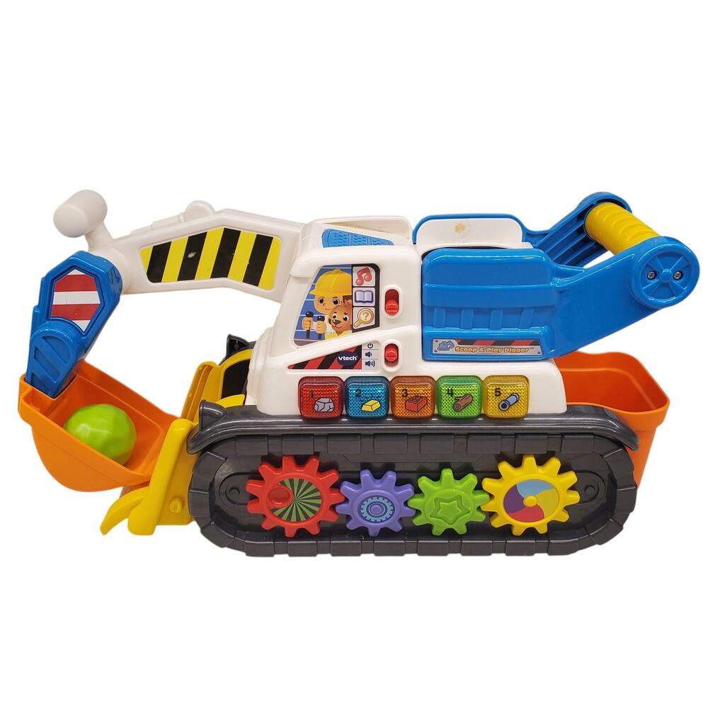 VTech Scoop and Play Digger Toddler Construction Learning Toys STEM